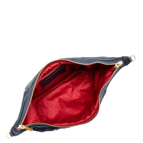 Hammitt MORGAN Blue Pebbled Leather Crossbody Bag NWT - Picture 4 of 13